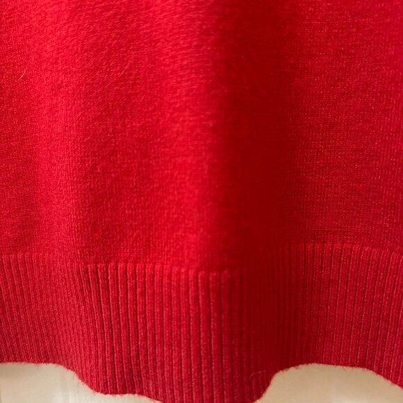 CRIMSON "LIV MILANO" XL WOMEN'S LONG-SLEEVED SWEATER W/RHINESTONES ON SLEEVES - Picture 1 of 7